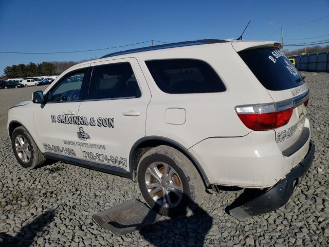 1C4RDJAG1CC211255 - 2012 DODGE DURANGO R/ SXT WHITE photo 2