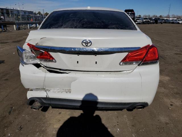 4T1BK3DB8BU427109 - 2011 TOYOTA AVALON BASE WHITE photo 6