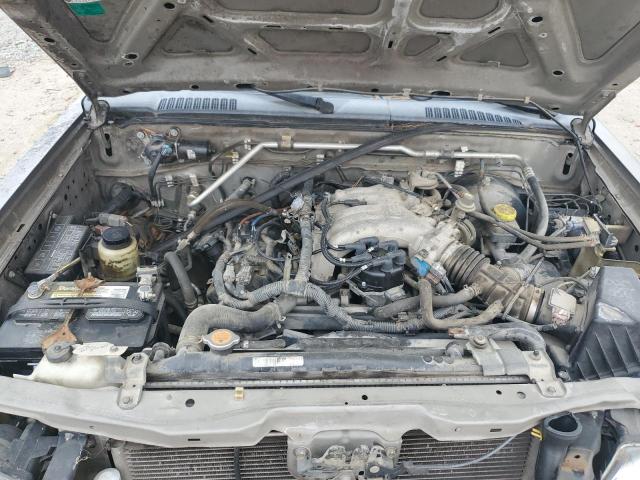 1N6ED27T64C455197 - 2004 NISSAN FRONTIER CREW CAB XE V6 GRAY photo 11