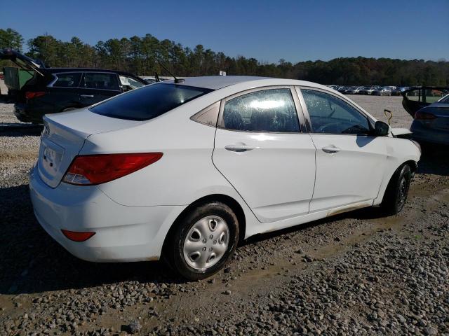 KMHCT4AE0FU798602 - 2015 HYUNDAI ACCENT GLS WHITE photo 3