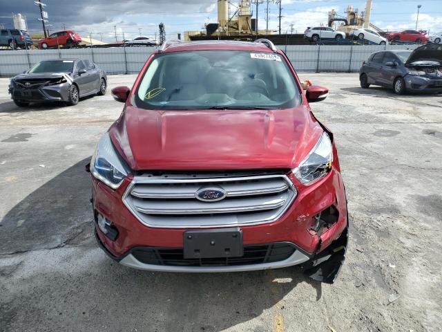 1FMCU9J96KUA64084 - 2019 FORD ESCAPE TITANIUM RED photo 5