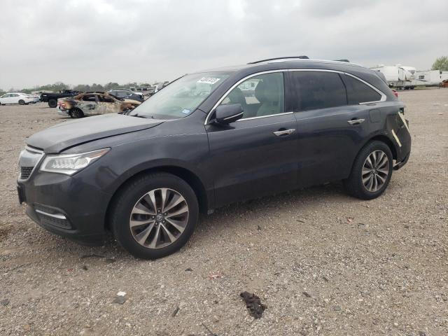 5FRYD4H43GB034885 - 2016 ACURA MDX TECHNOLOGY GRAY photo 1