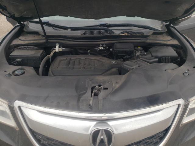 5FRYD4H43GB034885 - 2016 ACURA MDX TECHNOLOGY GRAY photo 12