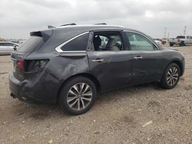 5FRYD4H43GB034885 - 2016 ACURA MDX TECHNOLOGY GRAY photo 3