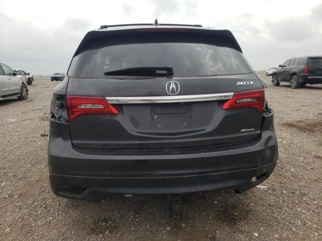 5FRYD4H43GB034885 - 2016 ACURA MDX TECHNOLOGY GRAY photo 6