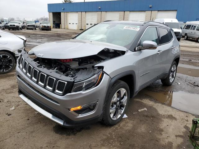 3C4NJDCB1MT558634 - 2021 JEEP COMPASS LIMITED SILVER photo 1
