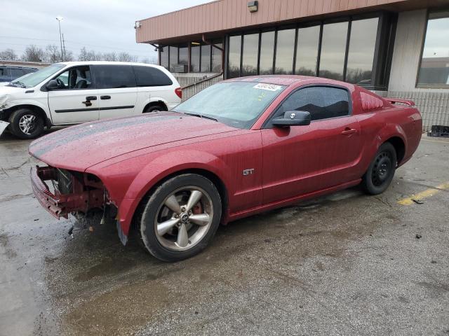 1ZVFT82H375222738 - 2007 FORD MUSTANG GT BURGUNDY photo 1