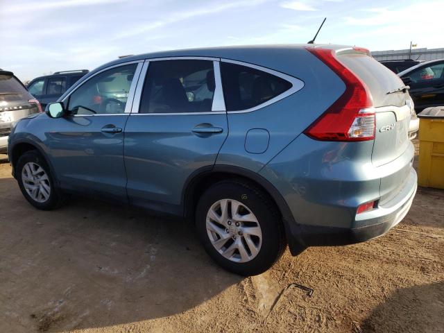 2HKRM4H50FH600807 - 2015 HONDA CR-V EX BLUE photo 2