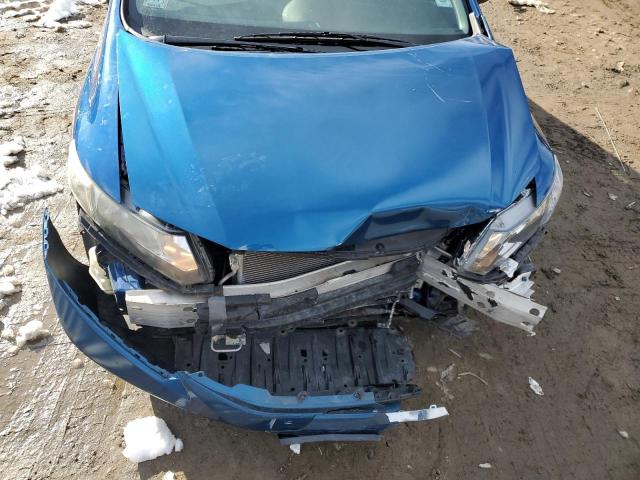 19XFB2F50FE261583 - 2015 HONDA CIVIC LX BLUE photo 11