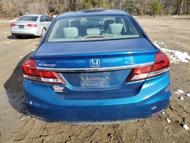 19XFB2F50FE261583 - 2015 HONDA CIVIC LX BLUE photo 6