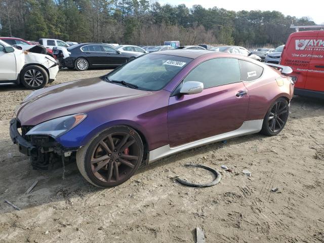 KMHHU6KH2BU065002 - 2011 HYUNDAI GENESIS CO 3.8L PURPLE photo 1