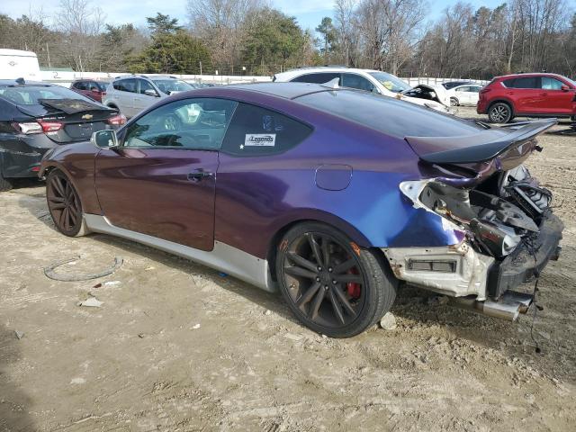 KMHHU6KH2BU065002 - 2011 HYUNDAI GENESIS CO 3.8L PURPLE photo 2