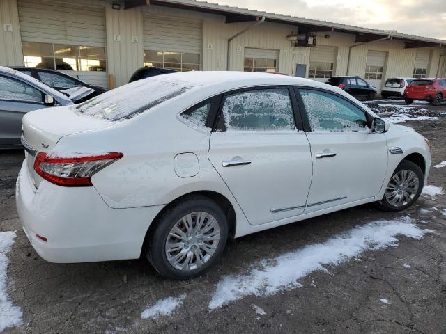 3N1AB7AP4DL752749 - 2013 NISSAN SENTRA S WHITE photo 3