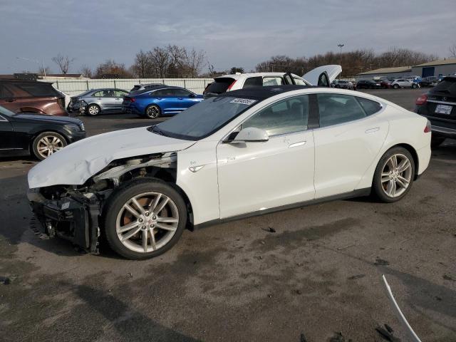 5YJSA1E27GF129516 - 2016 TESLA MODEL S WHITE photo 1