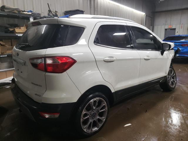 MAJ6S3KL1KC250349 - 2019 FORD ECOSPORT TITANIUM WHITE photo 3