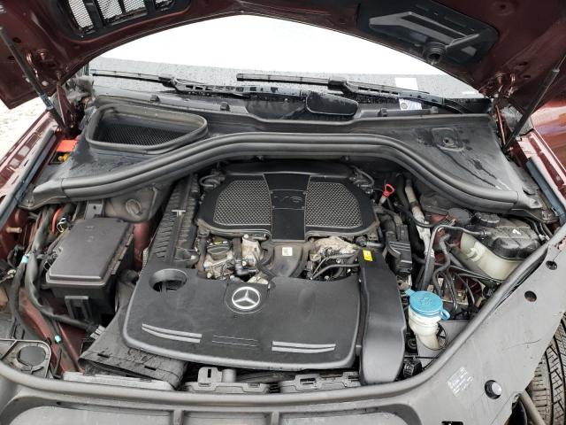 4JGDA5HB4DA114113 - 2013 MERCEDES-BENZ ML 350 4MATIC MAROON photo 12