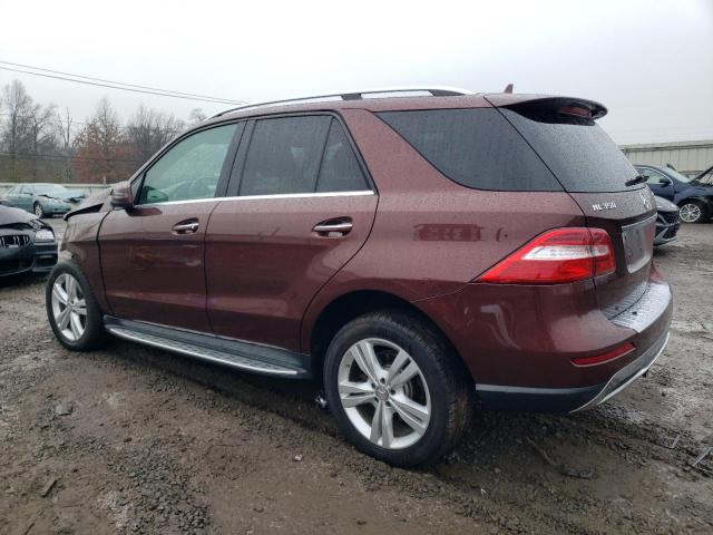 4JGDA5HB4DA114113 - 2013 MERCEDES-BENZ ML 350 4MATIC MAROON photo 2