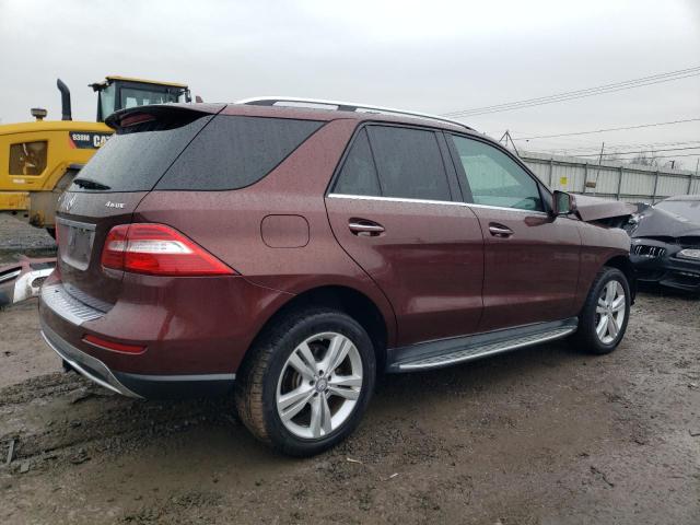 4JGDA5HB4DA114113 - 2013 MERCEDES-BENZ ML 350 4MATIC MAROON photo 3