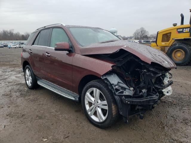 4JGDA5HB4DA114113 - 2013 MERCEDES-BENZ ML 350 4MATIC MAROON photo 4