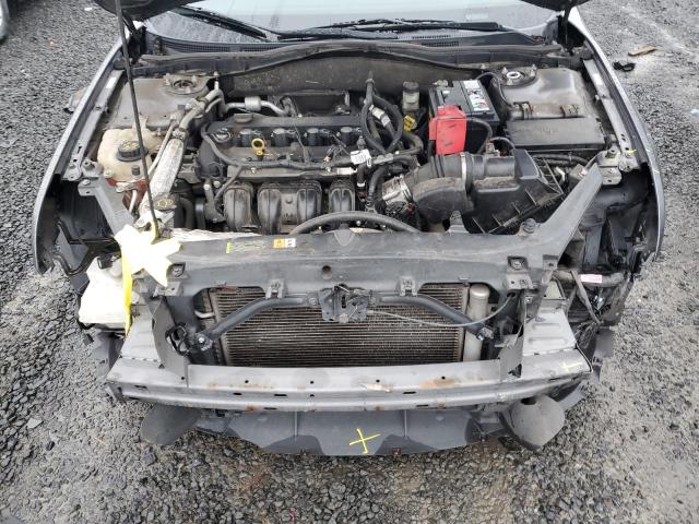 3FAHP0JA3CR356541 - 2012 FORD FUSION SEL GRAY photo 11