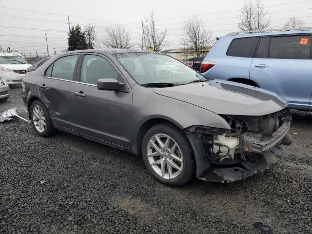 3FAHP0JA3CR356541 - 2012 FORD FUSION SEL GRAY photo 4