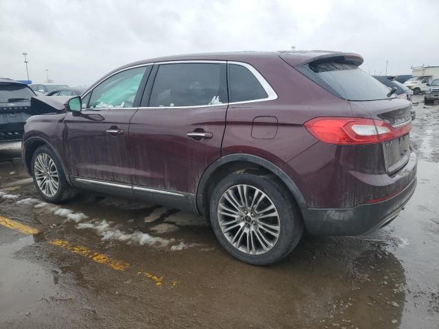 2LMPJ8LR4JBL29255 - 2018 LINCOLN MKX RESERVE RED photo 2