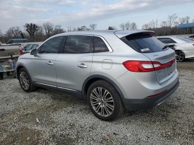 2LMTJ6LR8GBL44160 - 2016 LINCOLN MKX RESERVE SILVER photo 2