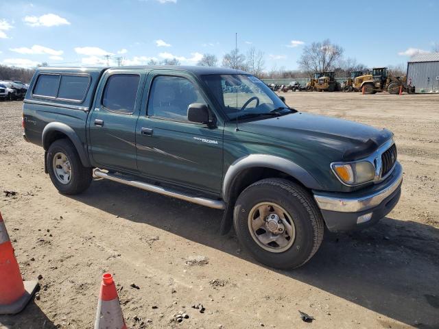 5TEGN92N11Z775308 - 2001 TOYOTA TACOMA DOUBLE CAB PRERUNNER GREEN photo 4