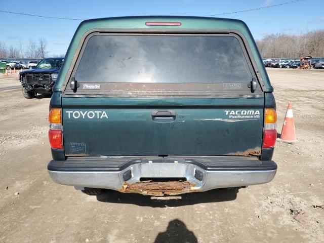 5TEGN92N11Z775308 - 2001 TOYOTA TACOMA DOUBLE CAB PRERUNNER GREEN photo 6