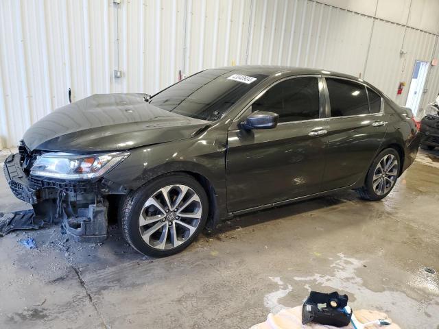 1HGCR2F53FA098026 - 2015 HONDA ACCORD SPORT GRAY photo 1