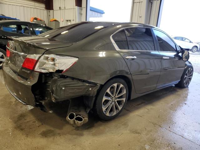 1HGCR2F53FA098026 - 2015 HONDA ACCORD SPORT GRAY photo 3