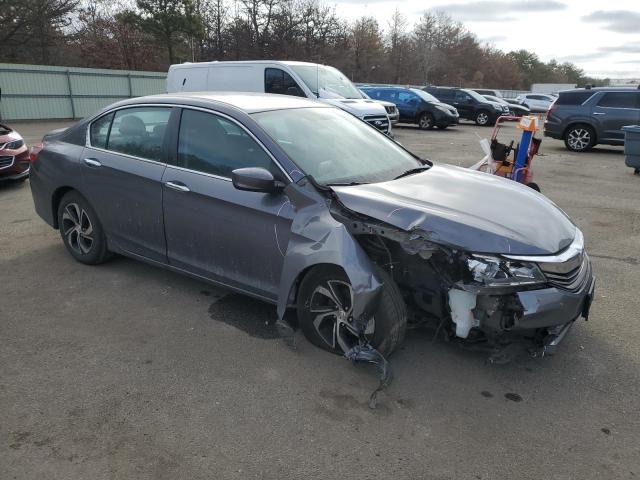 1HGCR2F36GA070673 - 2016 HONDA ACCORD LX GRAY photo 4