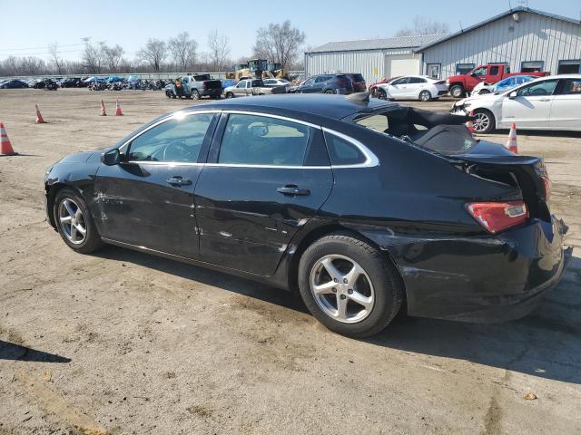 1G1ZC5ST9HF151293 - 2017 CHEVROLET MALIBU LS BLACK photo 2