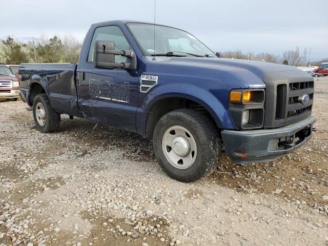 1FTNF20528EE20840 - 2008 FORD F250 SUPER DUTY BLUE photo 4