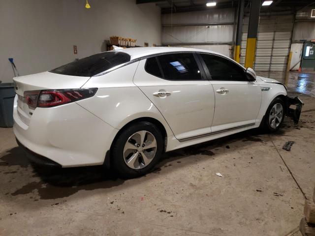 KNAGM4AD5F5082425 - 2015 KIA OPTIMA HYBRID WHITE photo 3