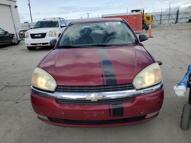 1G1ZU54854F100129 - 2004 CHEVROLET MALIBU LT RED photo 5