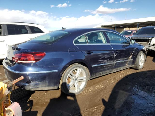 WVWBN7AN3DE521039 - 2013 VOLKSWAGEN CC SPORT BLUE photo 3