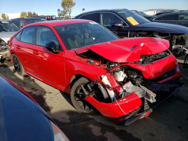 2HGFE2F51NH582740 - 2022 HONDA CIVIC SPORT 红色 照片 4