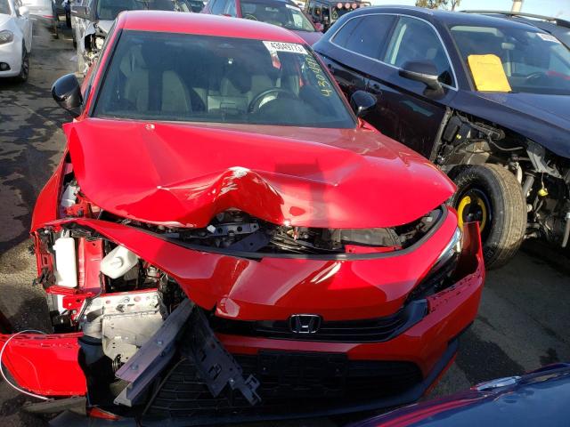 2HGFE2F51NH582740 - 2022 HONDA CIVIC SPORT 红色 照片 5