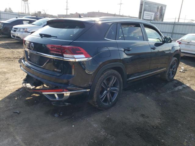 1V2RE2CA9MC223908 - 2021 VOLKSWAGEN ATLAS CROS SE შავი ფოტო 3