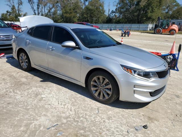 5XXGT4L37HG124666 - 2017 KIA OPTIMA LX SILVER photo 4