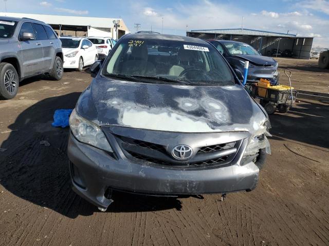 2T1BU4EE8BC631399 - 2011 TOYOTA COROLLA BASE GRAY photo 5