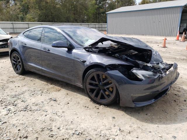 5YJSA1E68MF451743 - 2021 TESLA MODEL S Boz foto 4