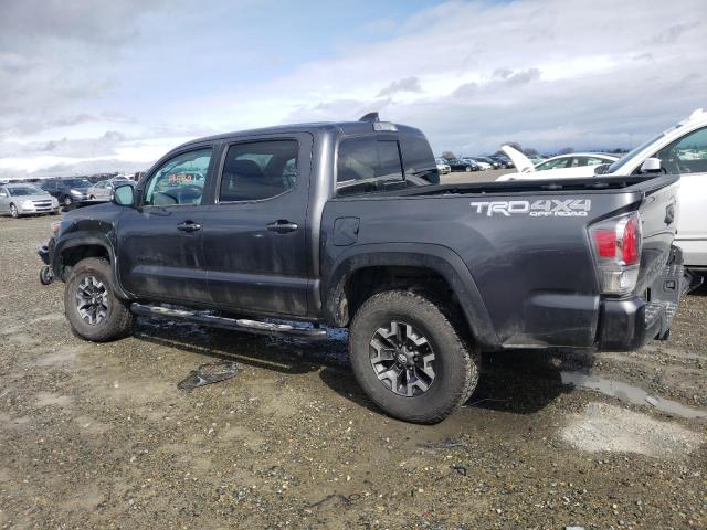 3TMCZ5ANXMM422242 - 2021 TOYOTA TACOMA DOUBLE CAB CHARCOAL photo 2