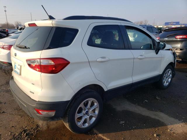 MAJ3S2GE7LC352229 - 2020 FORD ECOSPORT SE WHITE photo 3