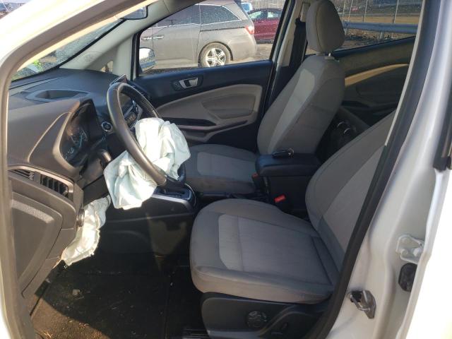 MAJ3S2GE7LC352229 - 2020 FORD ECOSPORT SE WHITE photo 7