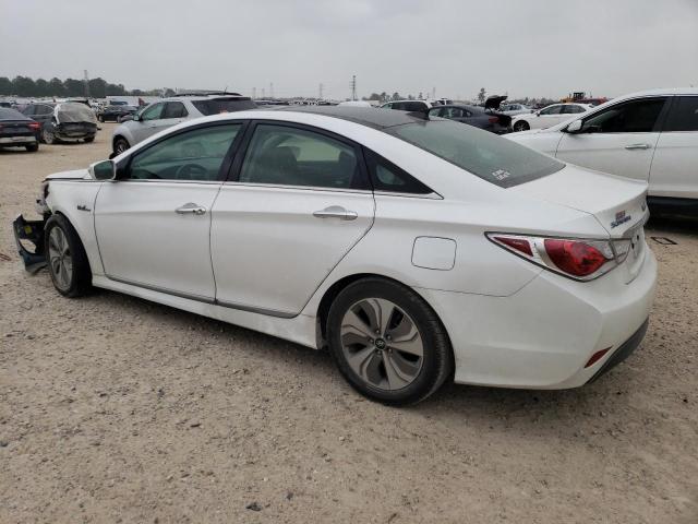 KMHEC4A47FA119989 - 2015 HYUNDAI SONATA HYBRID WHITE photo 2