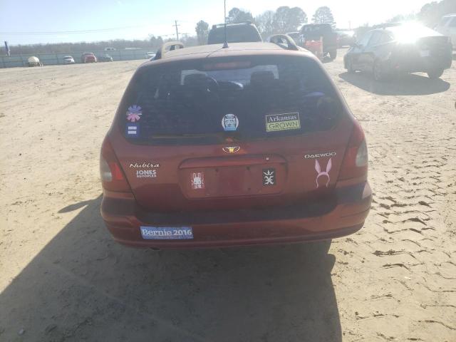 KLAJB82Z7YK546648 - 2000 DAEWOO NUBIRA CDX 勃艮第红 照片 6
