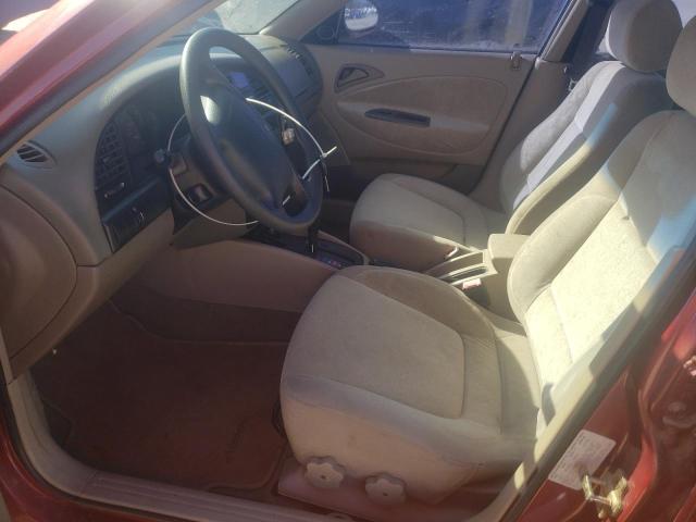 KLAJB82Z7YK546648 - 2000 DAEWOO NUBIRA CDX 勃艮第红 照片 7