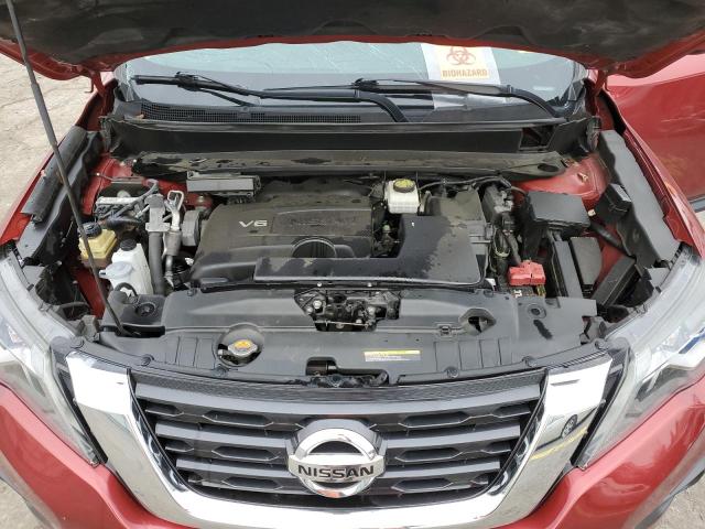5N1DR2MMXHC616889 - 2017 NISSAN PATHFINDER S RED photo 11